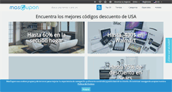 Desktop Screenshot of mascupon.com