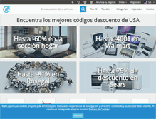 Tablet Screenshot of mascupon.com